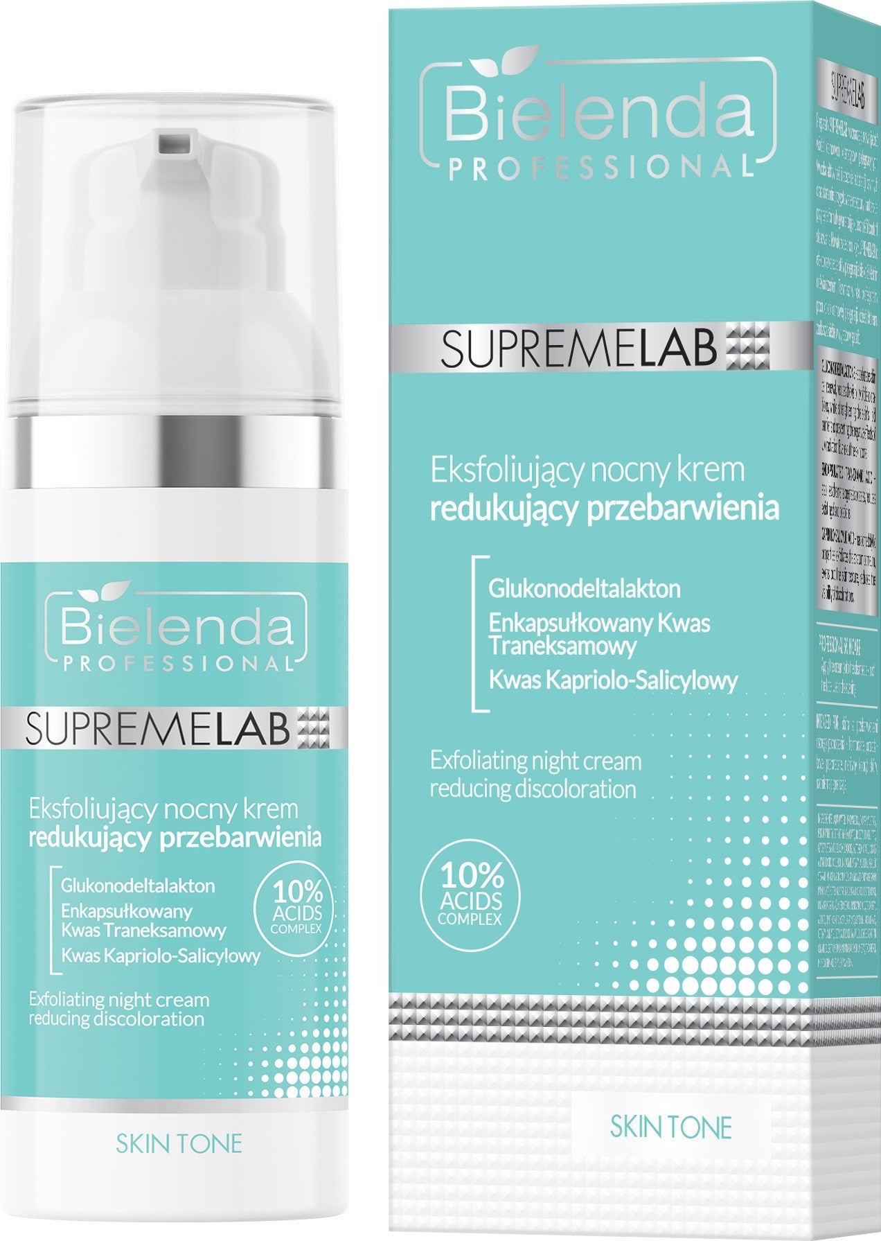 BIELENDA PROFESSIONAL Supremelab Skin Tone Exfoliating Discoloration Reducing Night Cream 50 ml. - Vaistine1.lt | WestPharmacy.eu