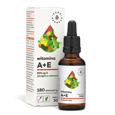 AURA HERBALS Vitamin A + E drops 30 ml. - Vaistine1.lt | WestPharmacy.eu
