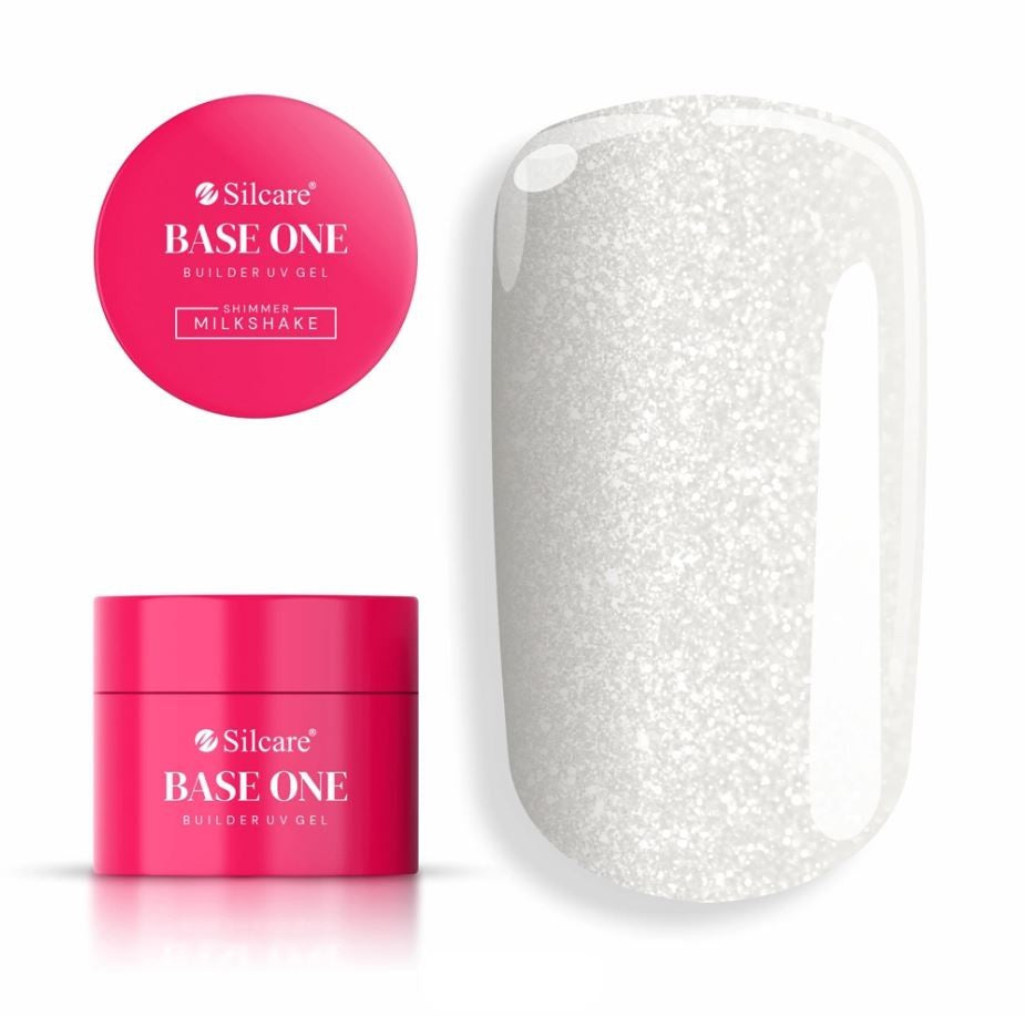 SILCARE Base One Gel Nail Builder - Shimmer Milkshake 50 g - Vaistine1.lt | WestPharmacy.eu