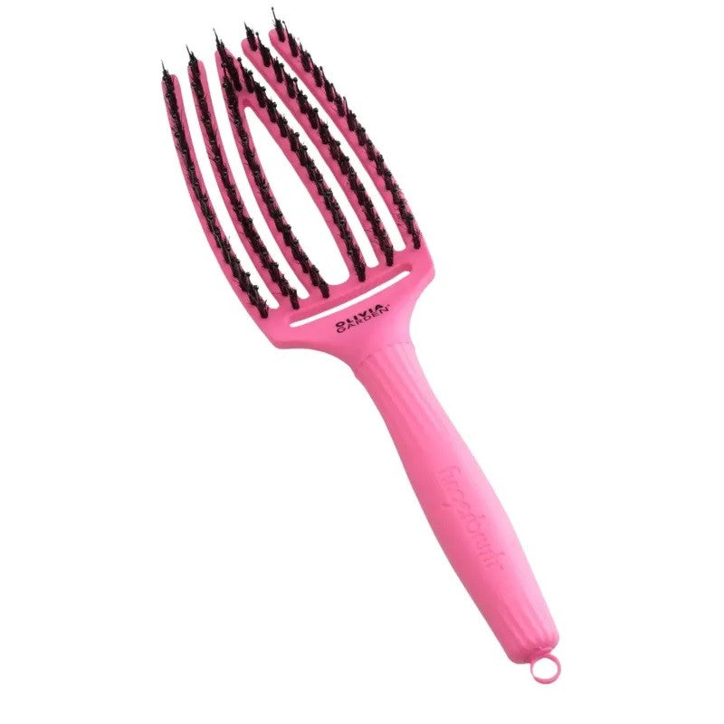 OLIVIA GARDEN Hair Brush - Fingerbrush Dolce Vita Pink Granita - Vaistine1.lt | WestPharmacy.eu