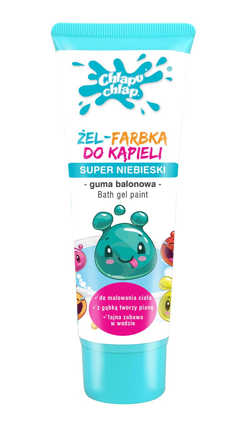 CHLAPU CHLAP Bath Gel-Paint super blue - bubble gum scent 88 ml. - Vaistine1.lt | WestPharmacy.eu