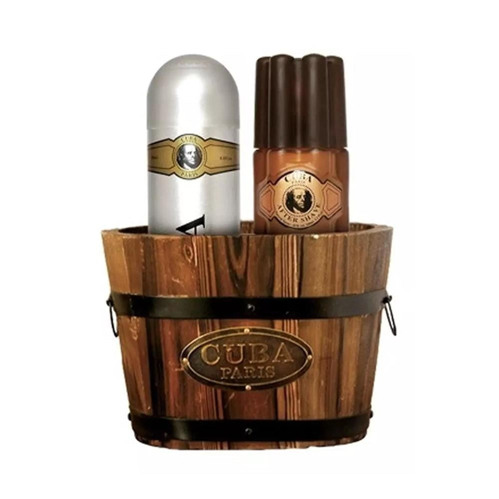 CUBA Gold Set for men Perfumed deodorant 200 ml + Aftershave 100 ml - Vaistine1.lt | WestPharmacy.eu