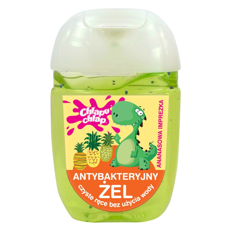 CHLAPU CHLAP Antibacterial hand sanitizer gel - pineapple party 30 ml. - Vaistine1.lt | WestPharmacy.eu
