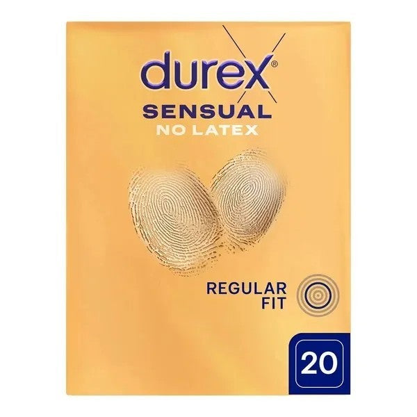 DUREX Sensual No Latex Condoms 20 pcs. - Vaistine1.lt | WestPharmacy.eu