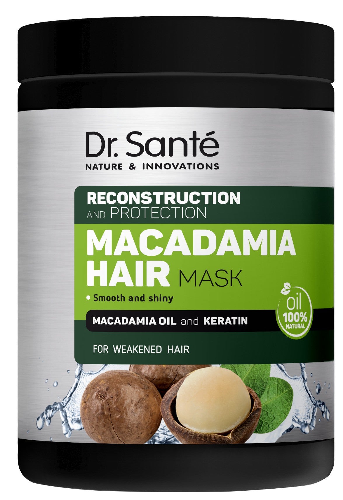 DR. SANTE Macadamia Hair Regenerating Hair Mask with Macadamia Oil and Keratin 1000 ml | Vaistine1.lt | WestPharmacy.eu