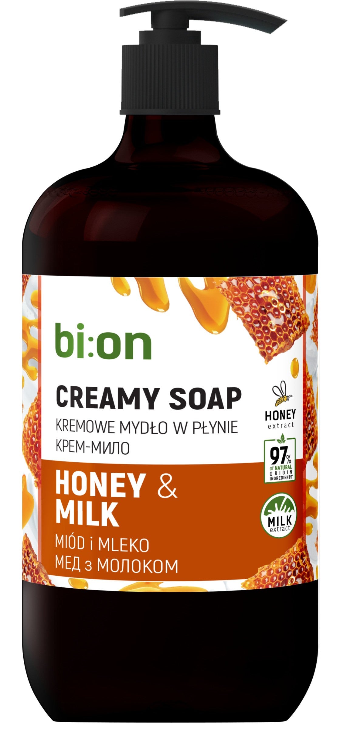 BIO NATURELL Cream liquid soap with pump Honey and Milk 946 ml - Vaistine1.lt | WestPharmacy.eu