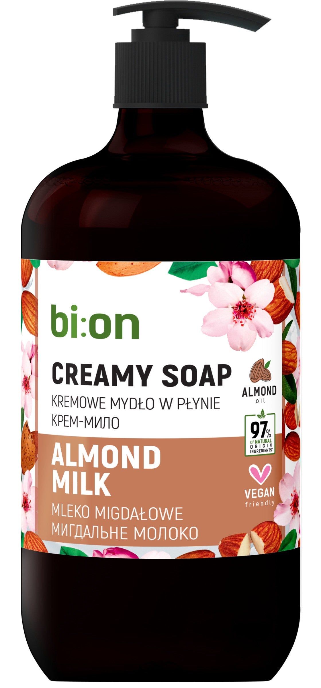 BIO NATURELL Cream liquid soap with pump Almond 946 ml - Vaistine1.lt | WestPharmacy.eu
