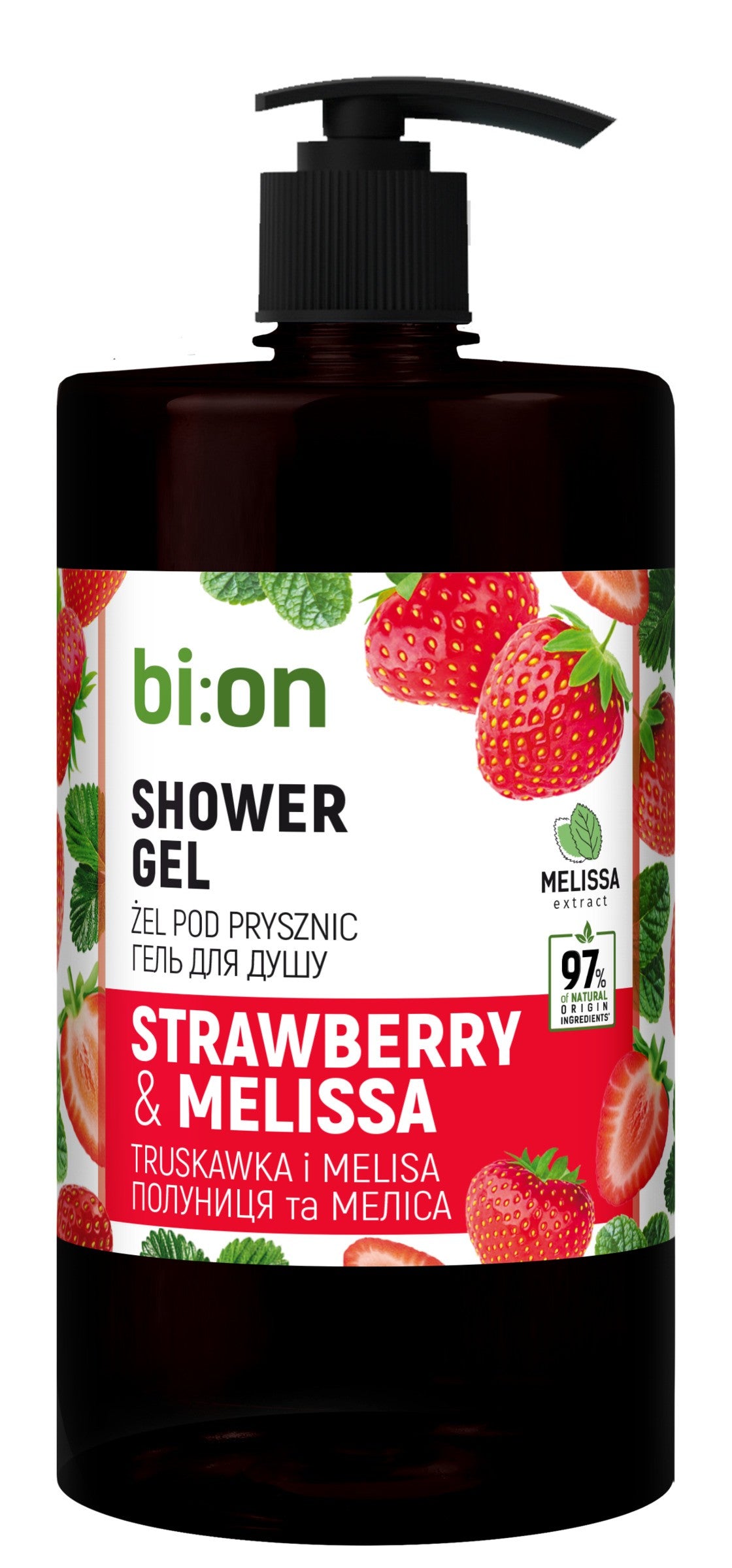 BIO NATURELL Strawberry and Melissa Cream Shower Gel 946 ml - Vaistine1.lt | WestPharmacy.eu