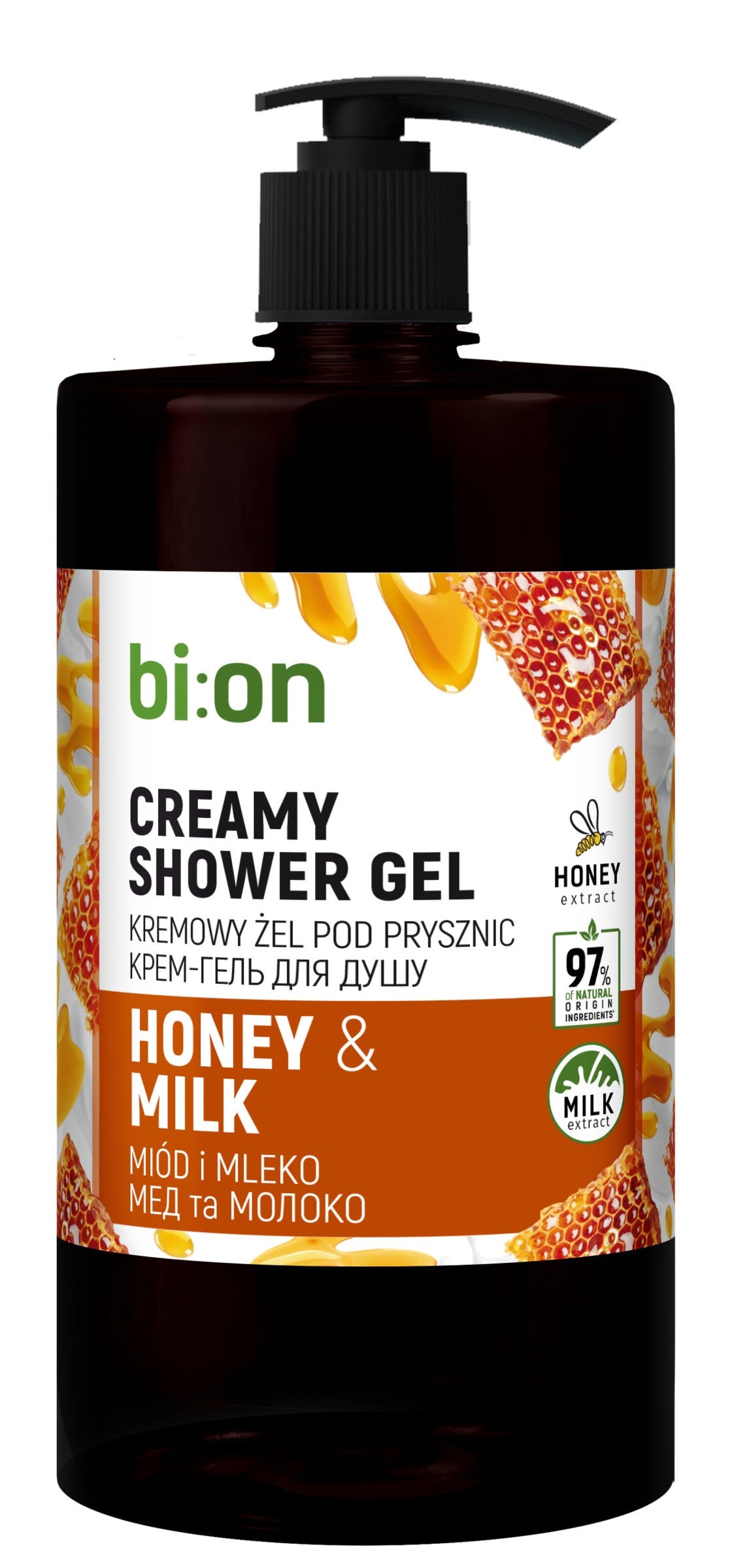 BIO NATURELL Honey and Milk Cream Shower Gel 946m - Vaistine1.lt | WestPharmacy.eu
