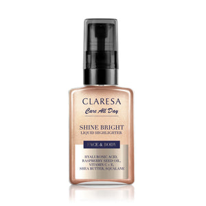 CLARESA Shine Bright Body Liquid Highlighter 50 ml. - Vaistine1.lt | WestPharmacy.eu