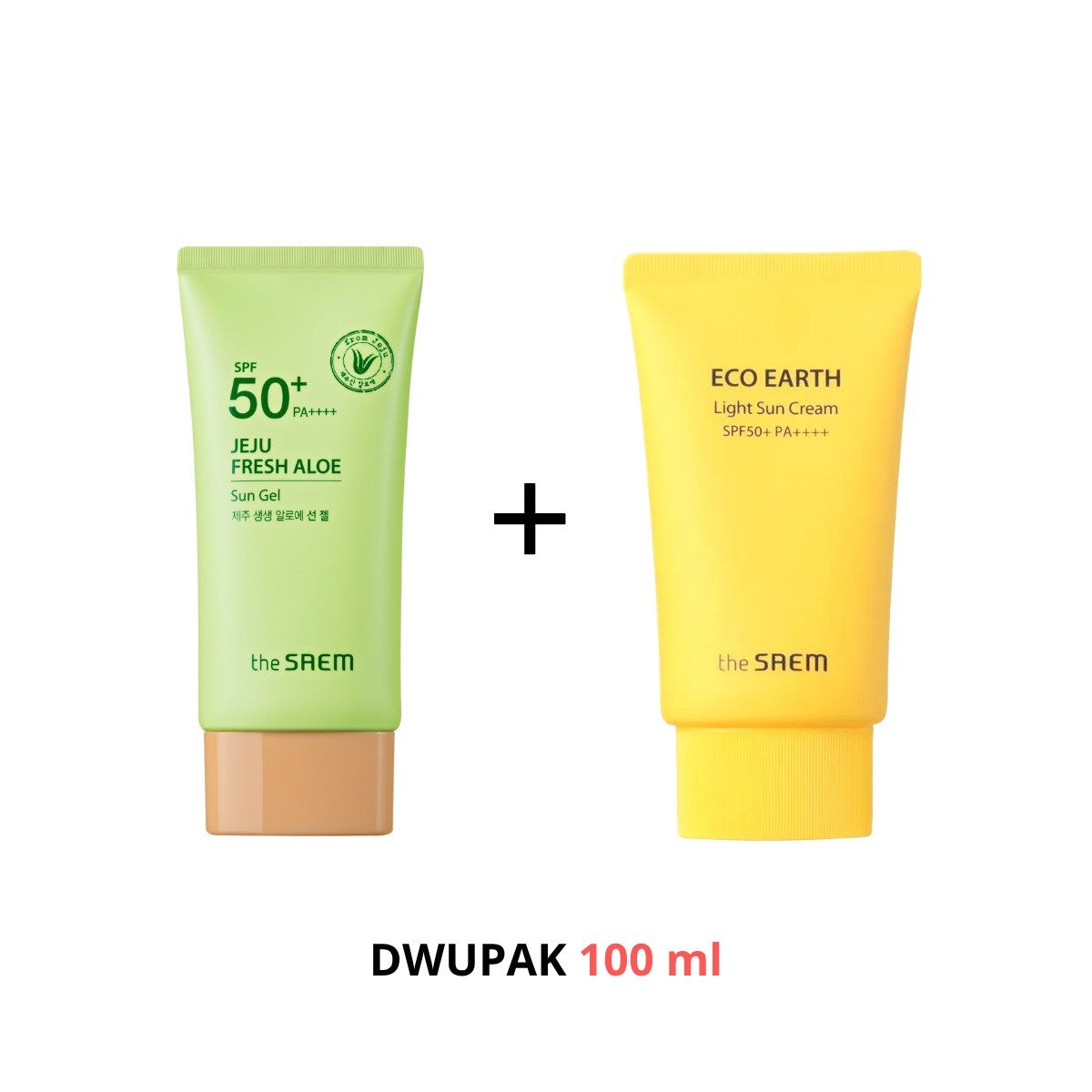 SAEM Package SPF50+ - JEJU SUN GEL + ECO EARTH SUN - Vaistine1.lt | WestPharmacy.eu