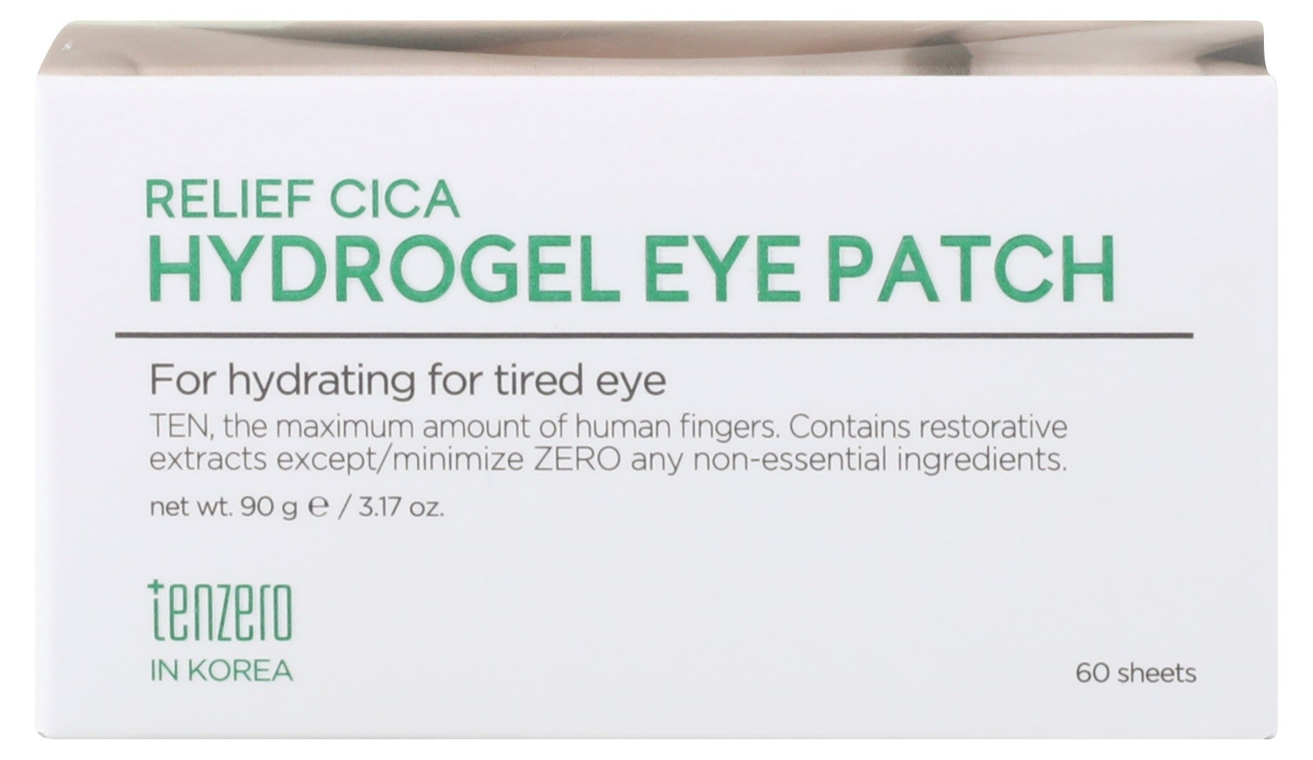 TENZERO CICA Hydrogel Eye Patches, 60 pcs. | Vaistine1.lt | WestPharmacy.eu