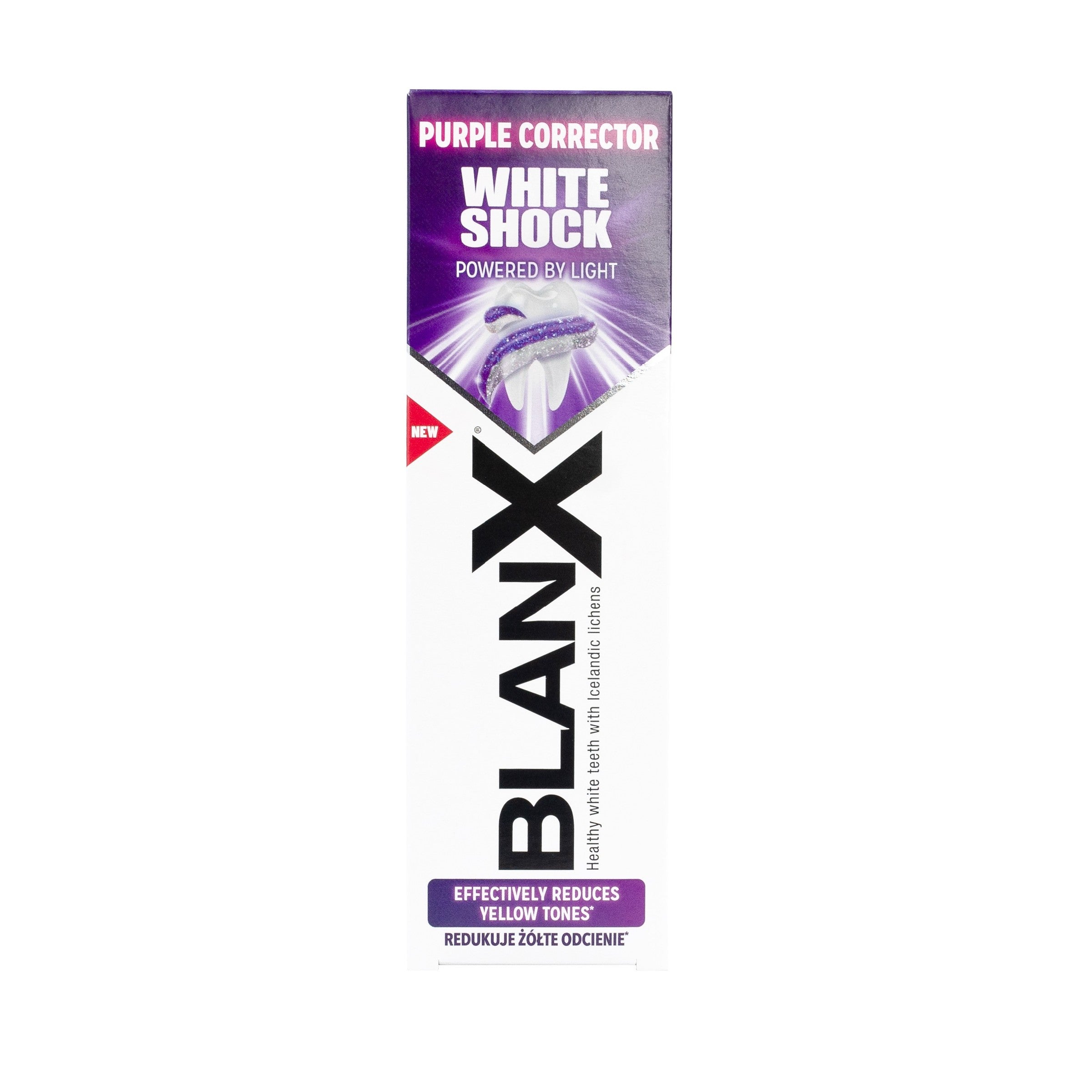 BLANX White Shock Purple Whitening Toothpaste 75 ml | Vaistine1.lt | WestPharmacy.eu