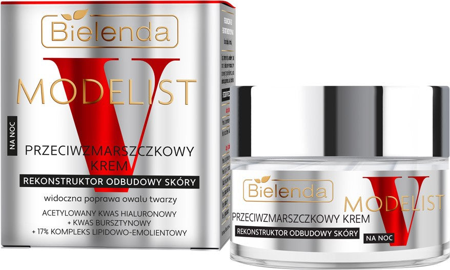 BIELENDA V-MODELIST Anti-wrinkle cream – nighttime skin reconstruction cream 50 ml | Vaistine1.lt | WestPharmacy.eu