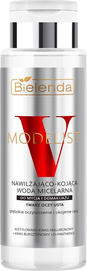 BIELENDA V-MODELIST Moisturizing and soothing micellar water for cleansing and removing makeup from the face, eyes, and lips, 400 ml | Vaistine1.lt | WestPharmacy.eu
