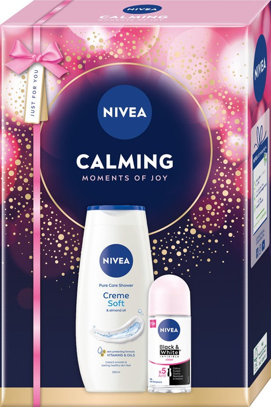 NIVEA Calming Gift Set for Women (Shower Gel 250 ml + Roll-on Antiperspirant 50 ml) | Vaistine1.lt | WestPharmacy.eu