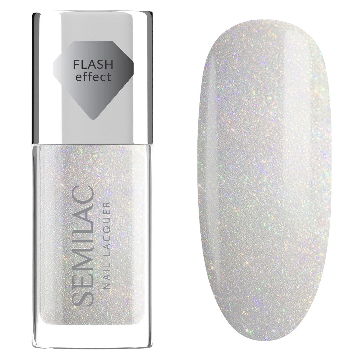 SEMILAC Classic Nail Polish 116 Holo Flash 9 ml | Vaistine1.lt | WestPharmacy.eu