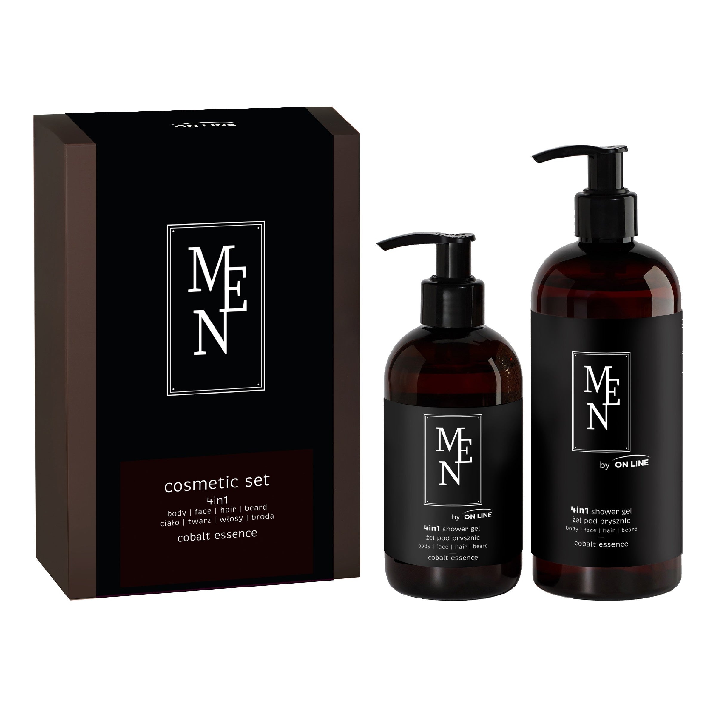 ON LINE Men's Set Shower Gel 400 ml + Shower Gel 240 ml | Vaistine1.lt | WestPharmacy.eu