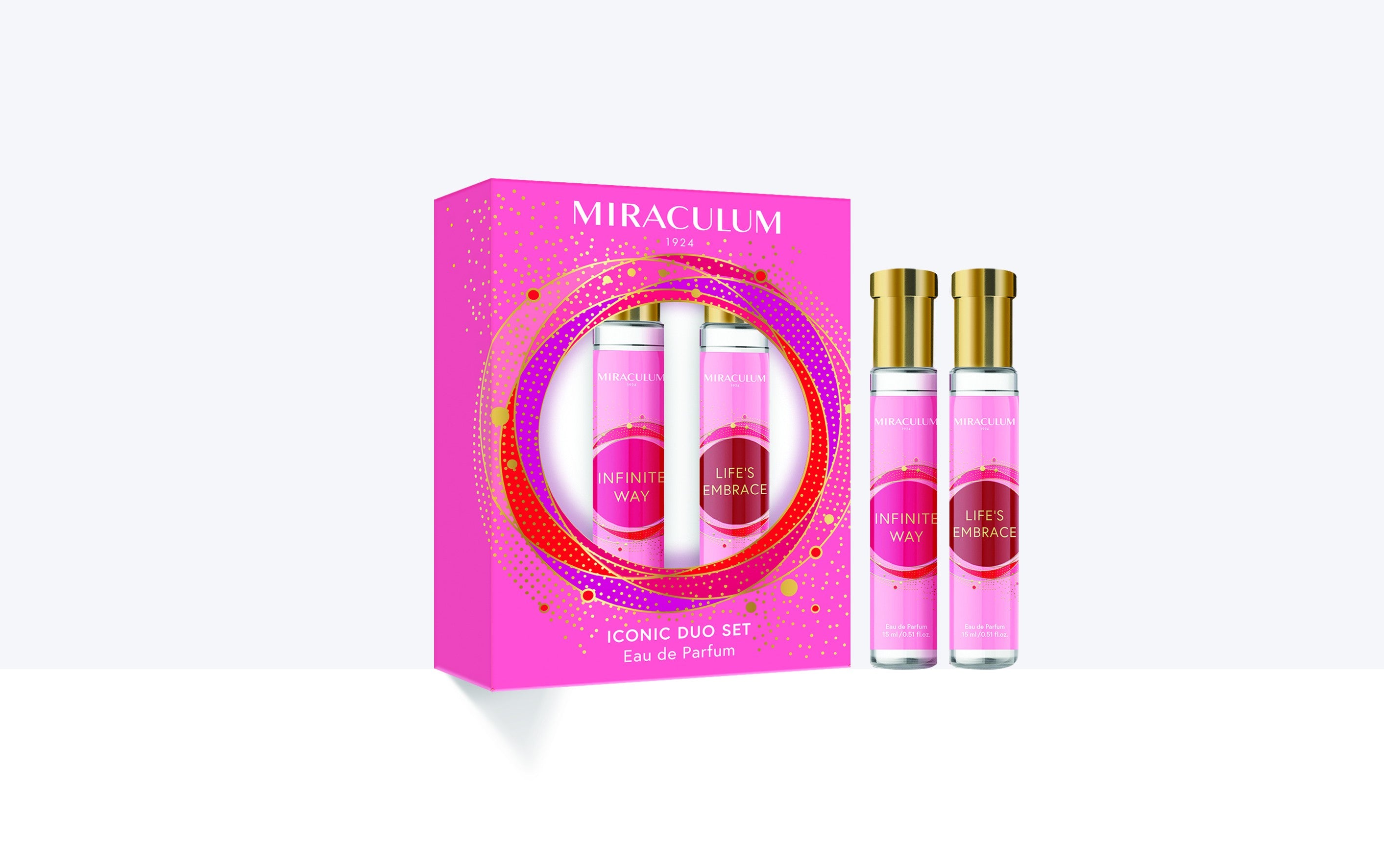 MIRACULUM Gift Set Perfume Bottles 2 x 30 ml | Vaistine1.lt | WestPharmacy.eu