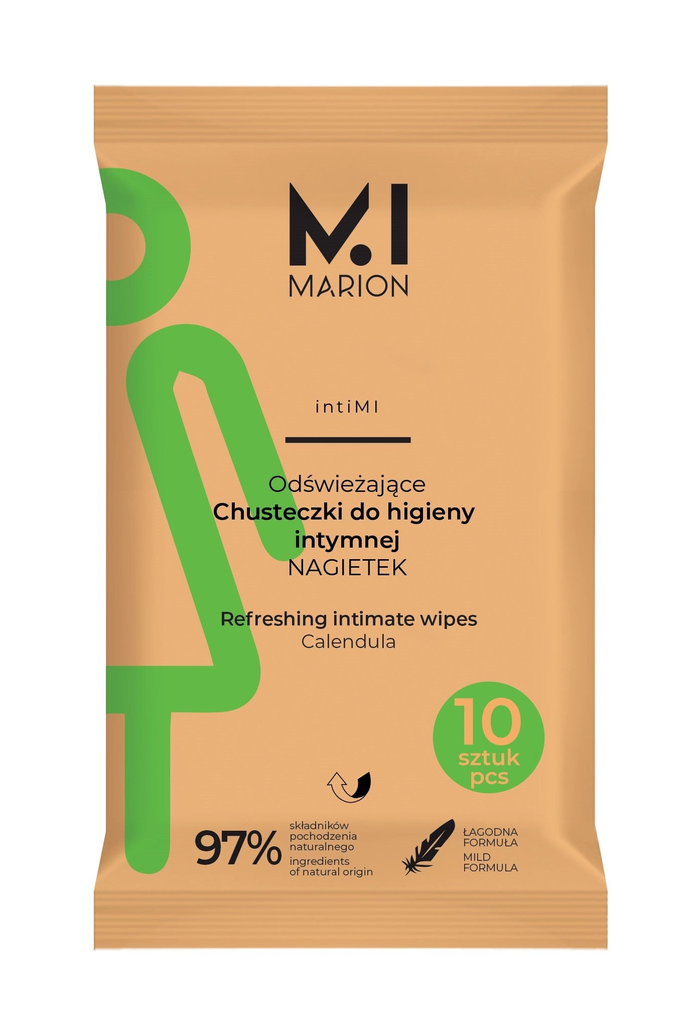 MARION Intimate hygiene wipes Calendula 10 pcs | Vaistine1.lt | WestPharmacy.eu