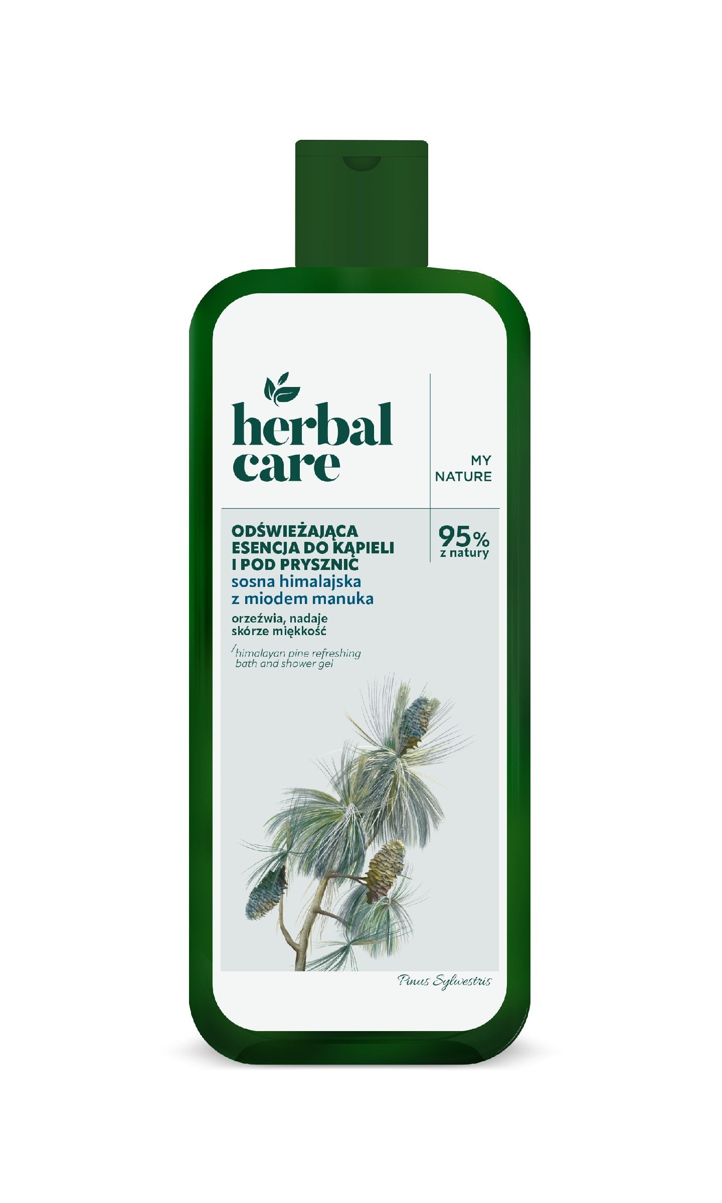 FARMONA Herbal Care Refreshing bath and shower essence Himalayan pine with manuka honey 400 ml | Vaistine1.lt | WestPharmacy.eu