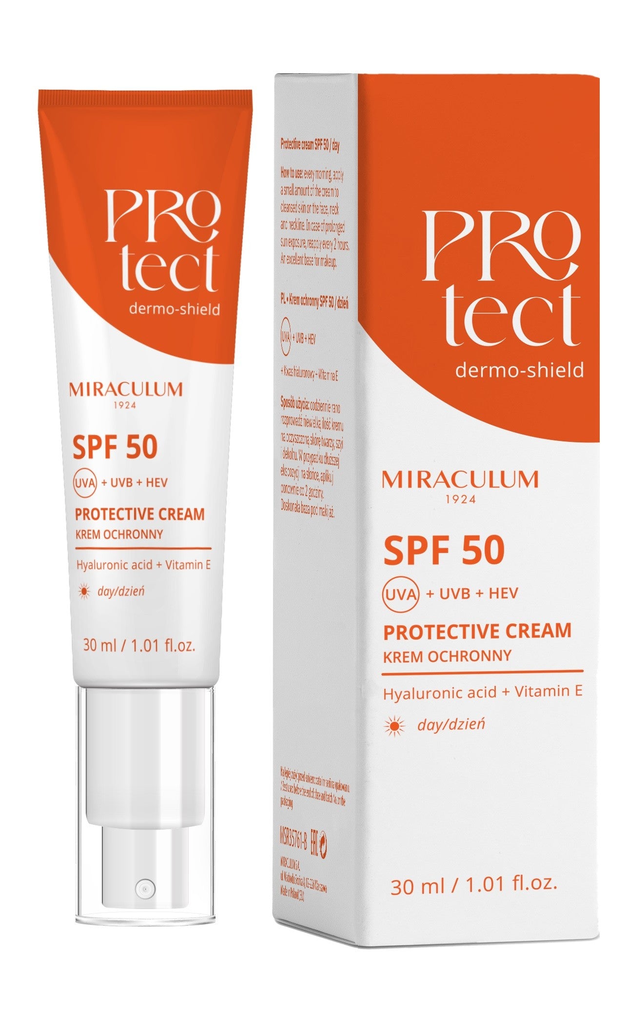 MIRACULUM Dermo-Shield Protect Protective Cream SPF 50 30 ml | Vaistine1.lt | WestPharmacy.eu