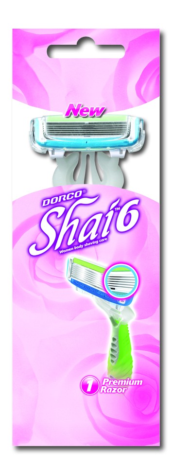 DORCO Shai 6 Disposable razor for women, 6 blades, 1 pc. | Vaistine1.lt | WestPharmacy.eu