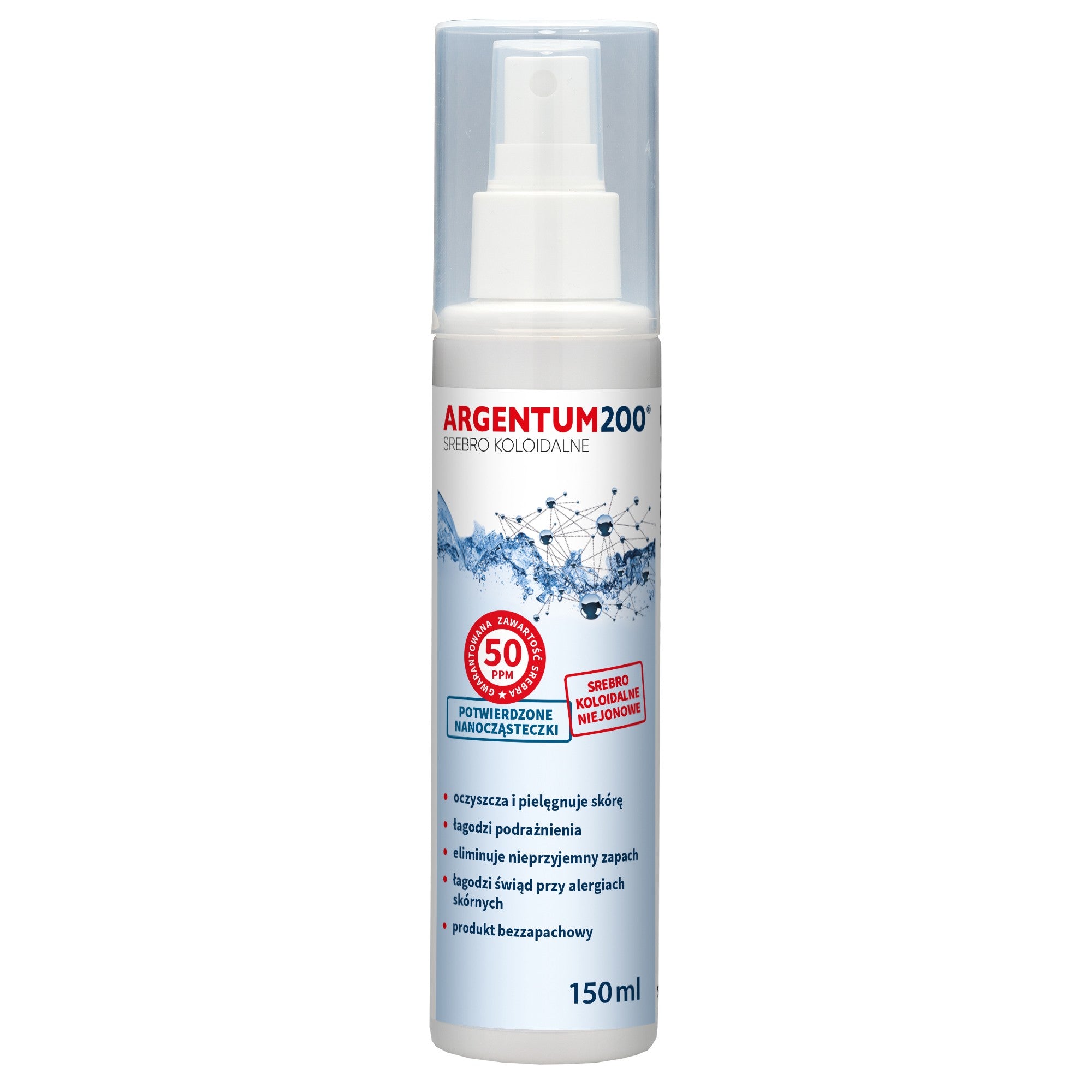 AURA HERBALS Koloidinis sidabras 50 ppm purškiklis 150 ml | Vaistine1.lt | WestPharmacy.eu