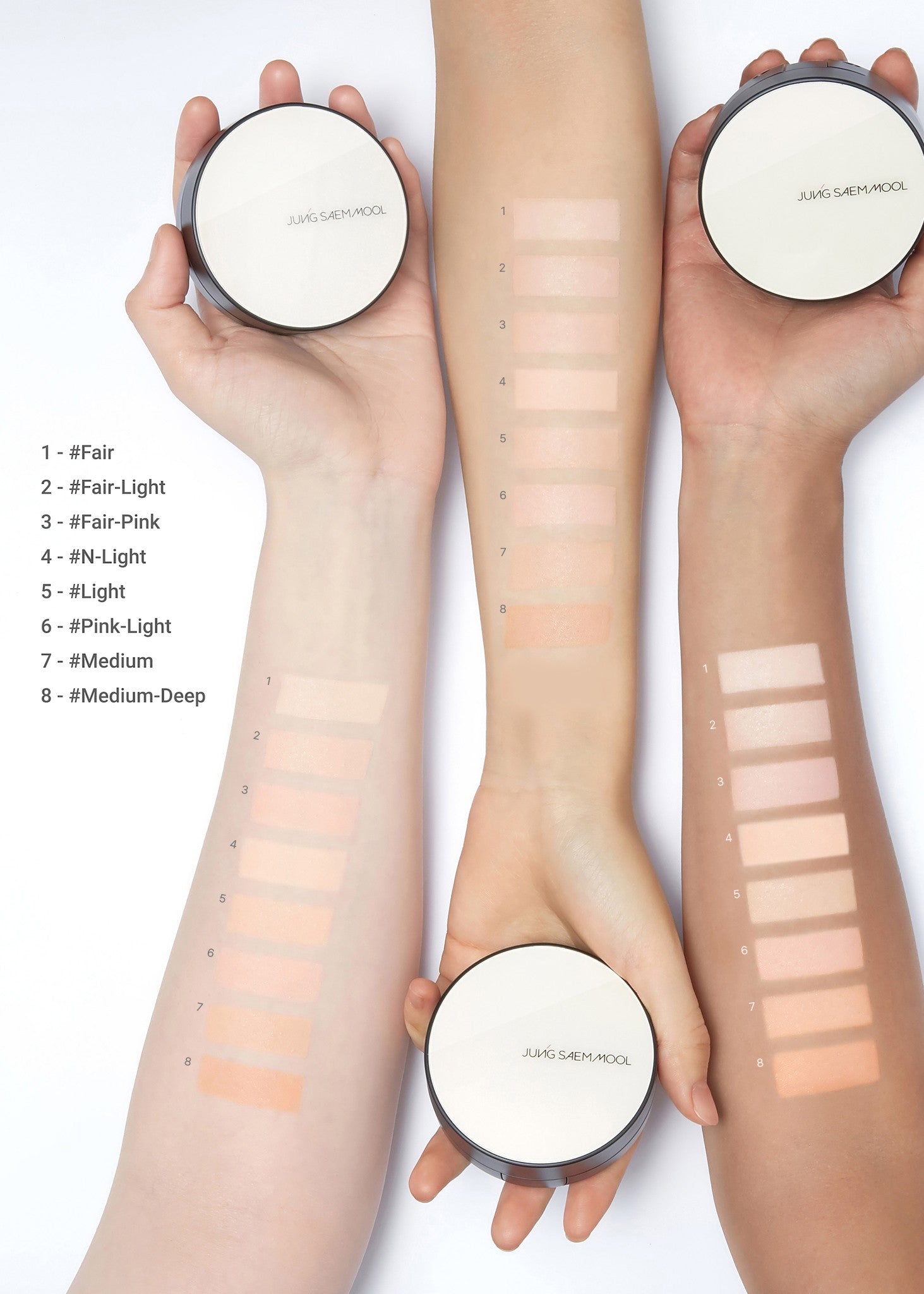 JSM Essential Skin Nuder Cushion veido pudra + pildymas Medium Deep 2 x 14 g | Vaistine1.lt | WestPharmacy.eu