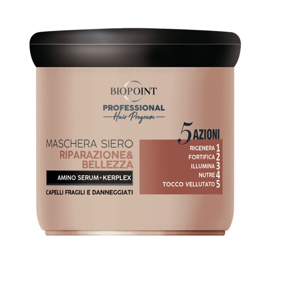 BIOPOINT Professional Hair Programme Atkuriamoji ir maitinančioji kaukė pažeistiems plaukams 400 ml | Vaistine1.lt | WestPharmacy.eu