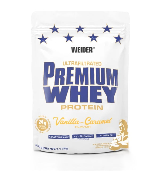 Premium Whey, Vanilla Caramel - 500g - Weider