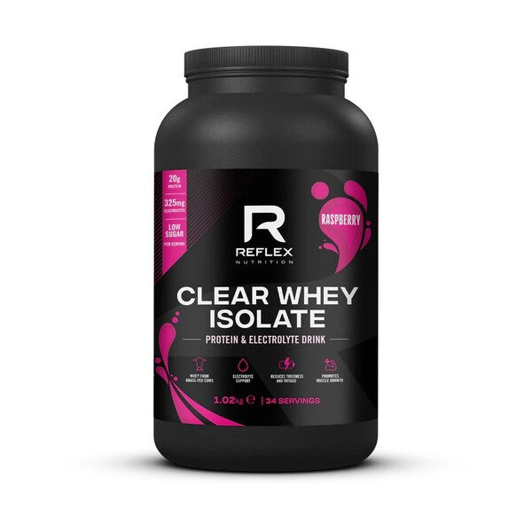 Clear Whey Isolate, Raspberry - 1020g - Reflex Nutrition