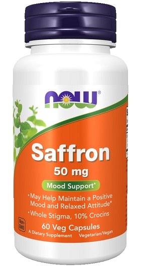 Saffron, 50mg - 60 vcaps - NOW Foods