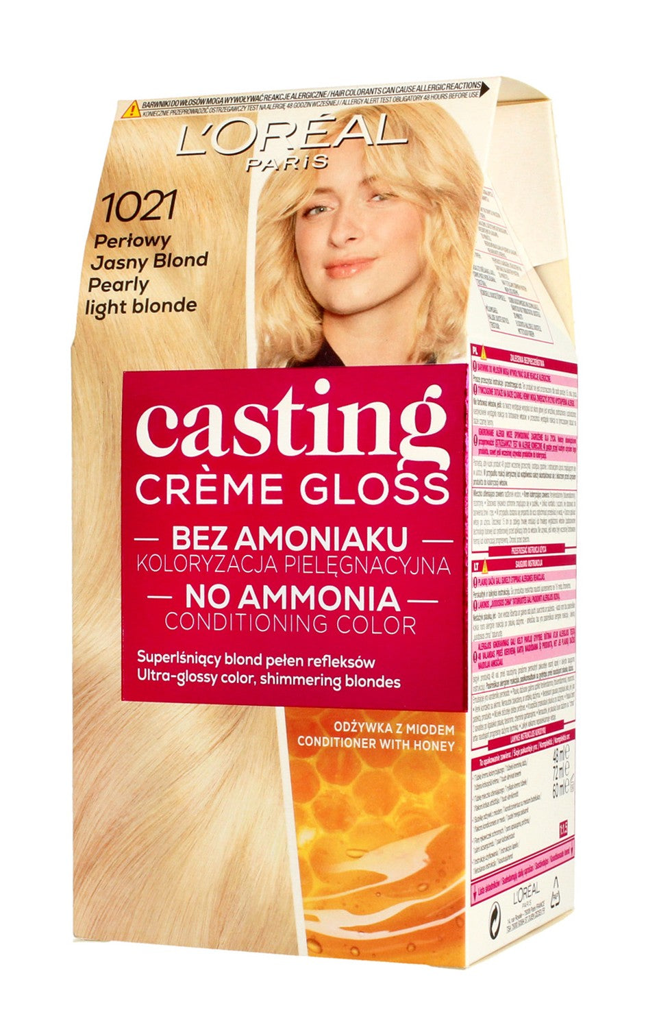 Casting Creme Gloss Coloring Cream No. 1021 Pearl Light Blonde 1pc | Vaistine1.lt | WestPharmacy.eu