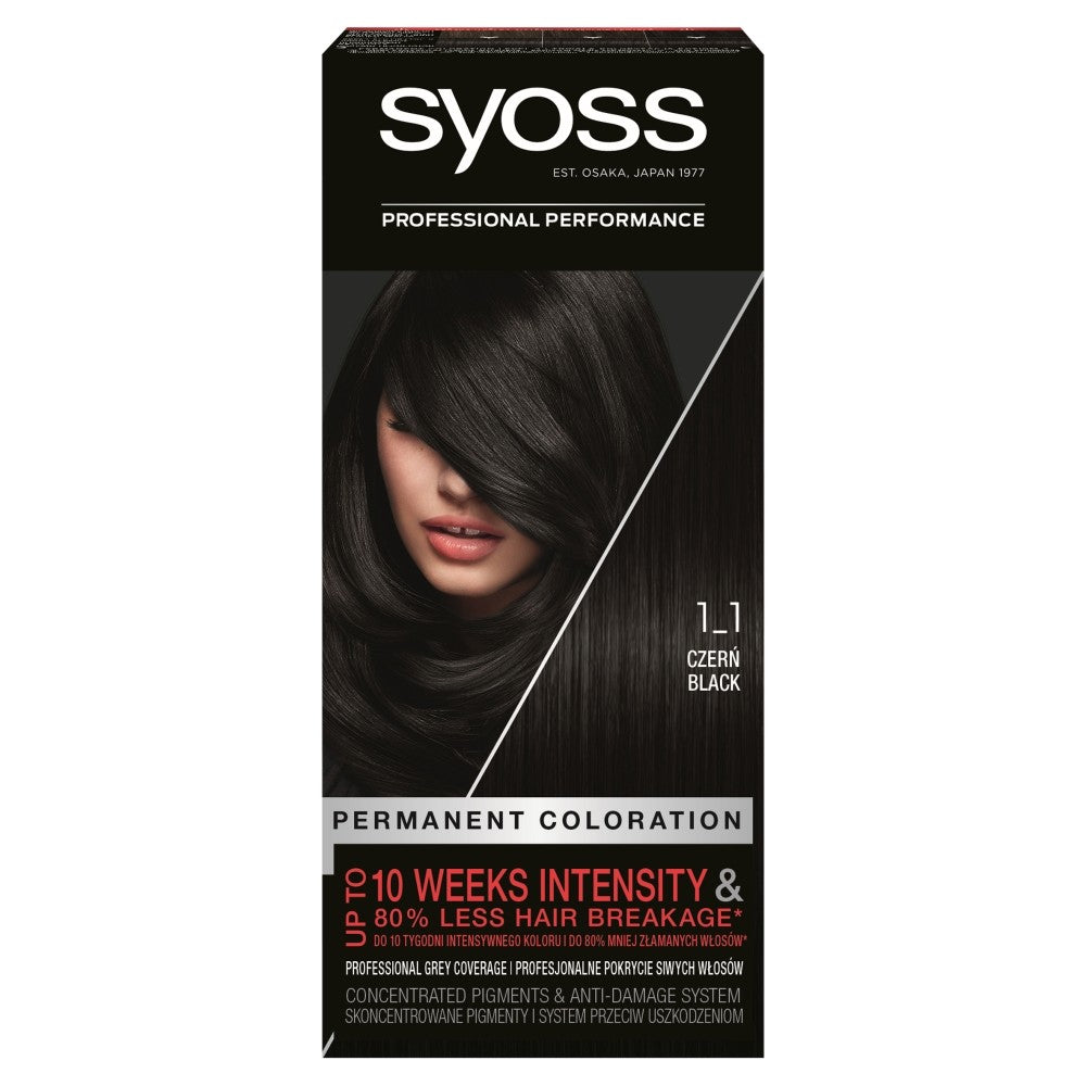 Schwarzkopf Syoss Hair Color Black No. 1-1 1op. | Vaistine1.lt | WestPharmacy.eu