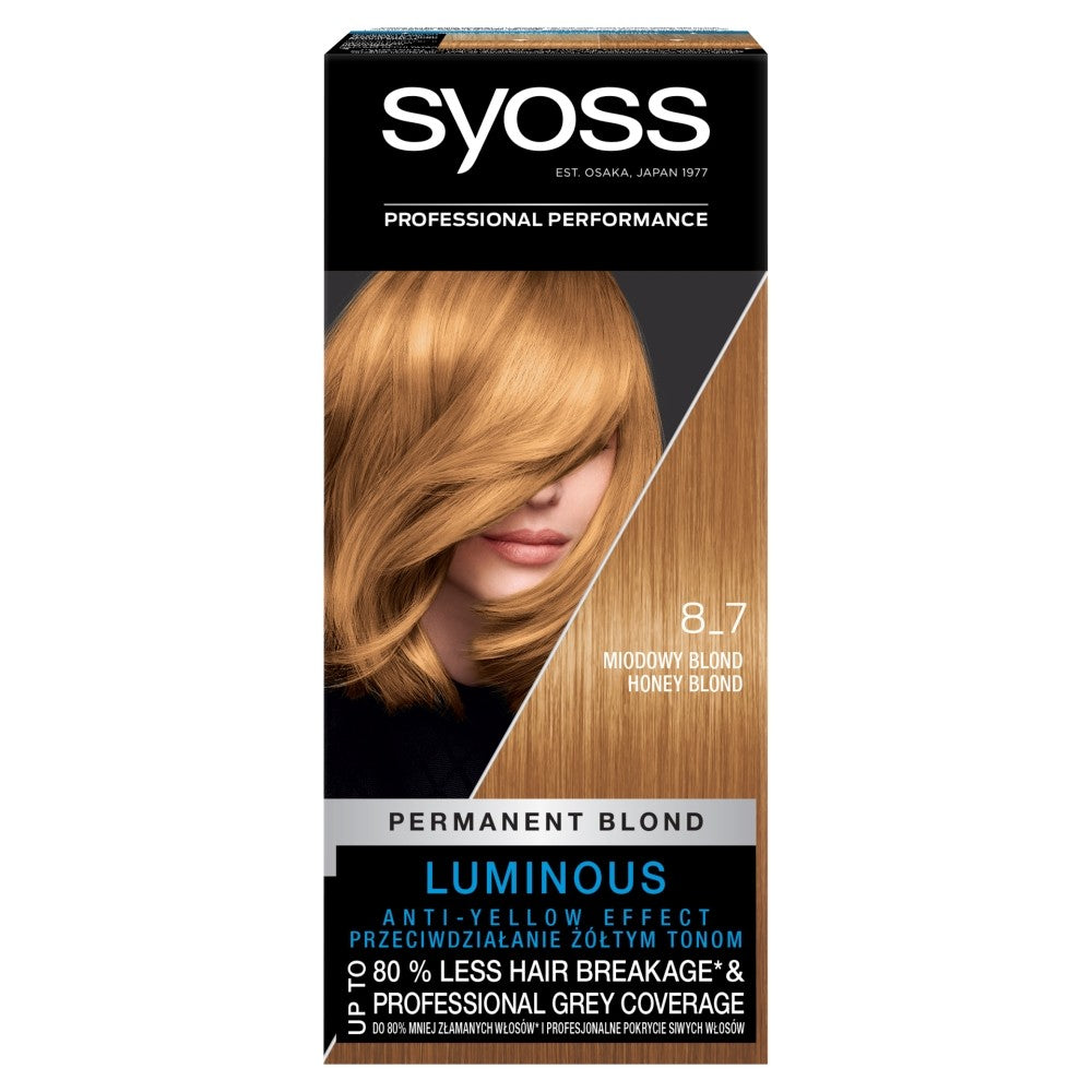 Schwarzkopf Syoss Hair Color Honey Blonde No. 8-7 1pc. | Vaistine1.lt | WestPharmacy.eu