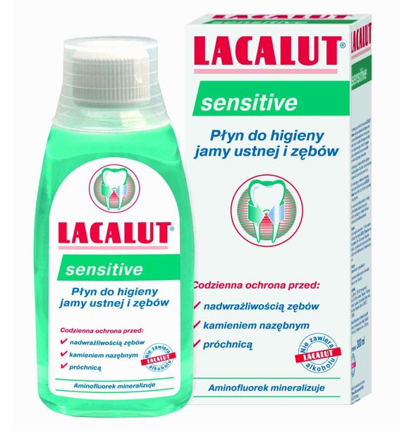 Lacalut Mouthwash Sensitive 300ml | Vaistine1.lt | WestPharmacy.eu