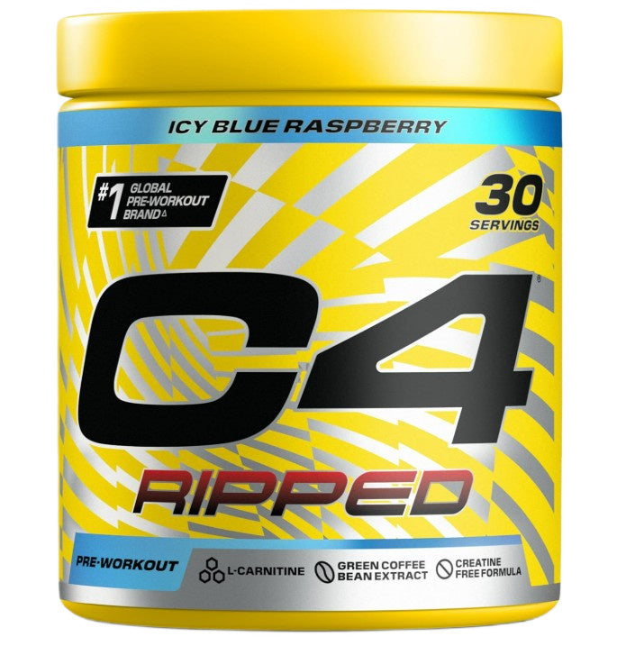 C4 Ripped, Icy Blue Raspberry - 189g - Cellucor