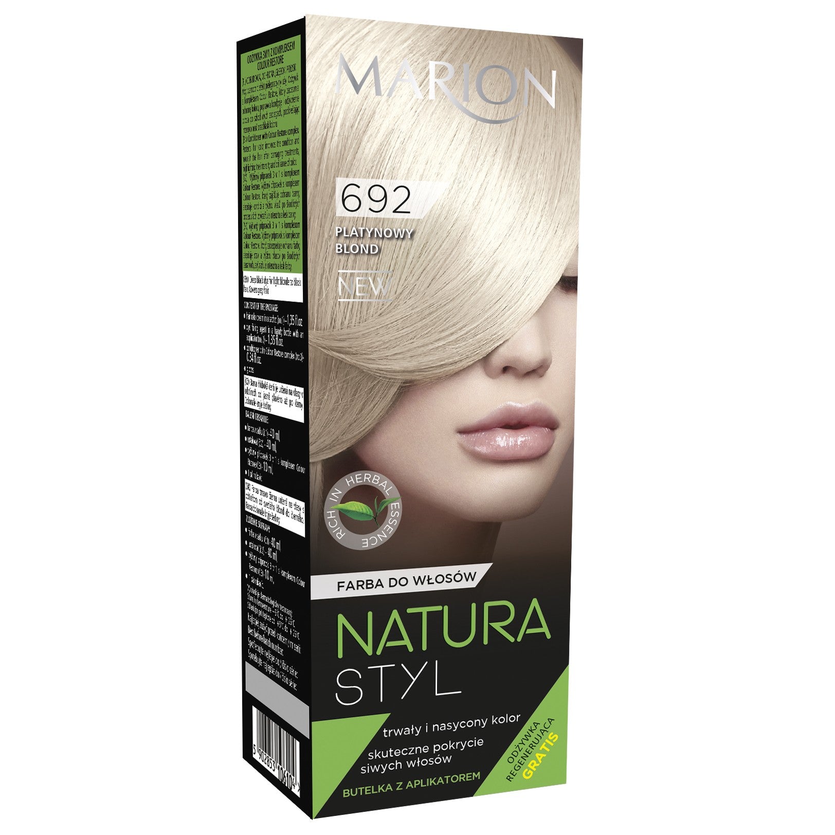 Marion Hair Color Natura Styl No. 692 Platinum Blonde | Vaistine1.lt | WestPharmacy.eu