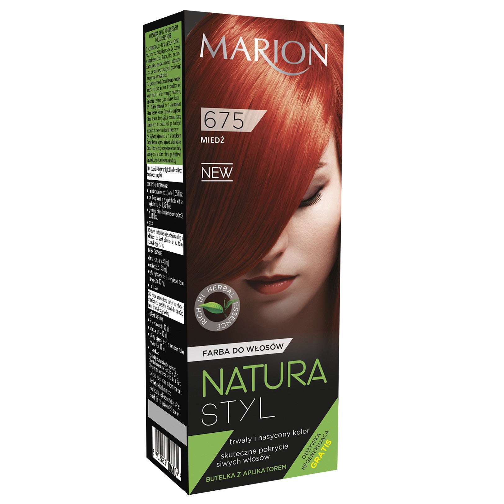 Marion Hair Color Natura Styl No. 675 Copper | Vaistine1.lt | WestPharmacy.eu
