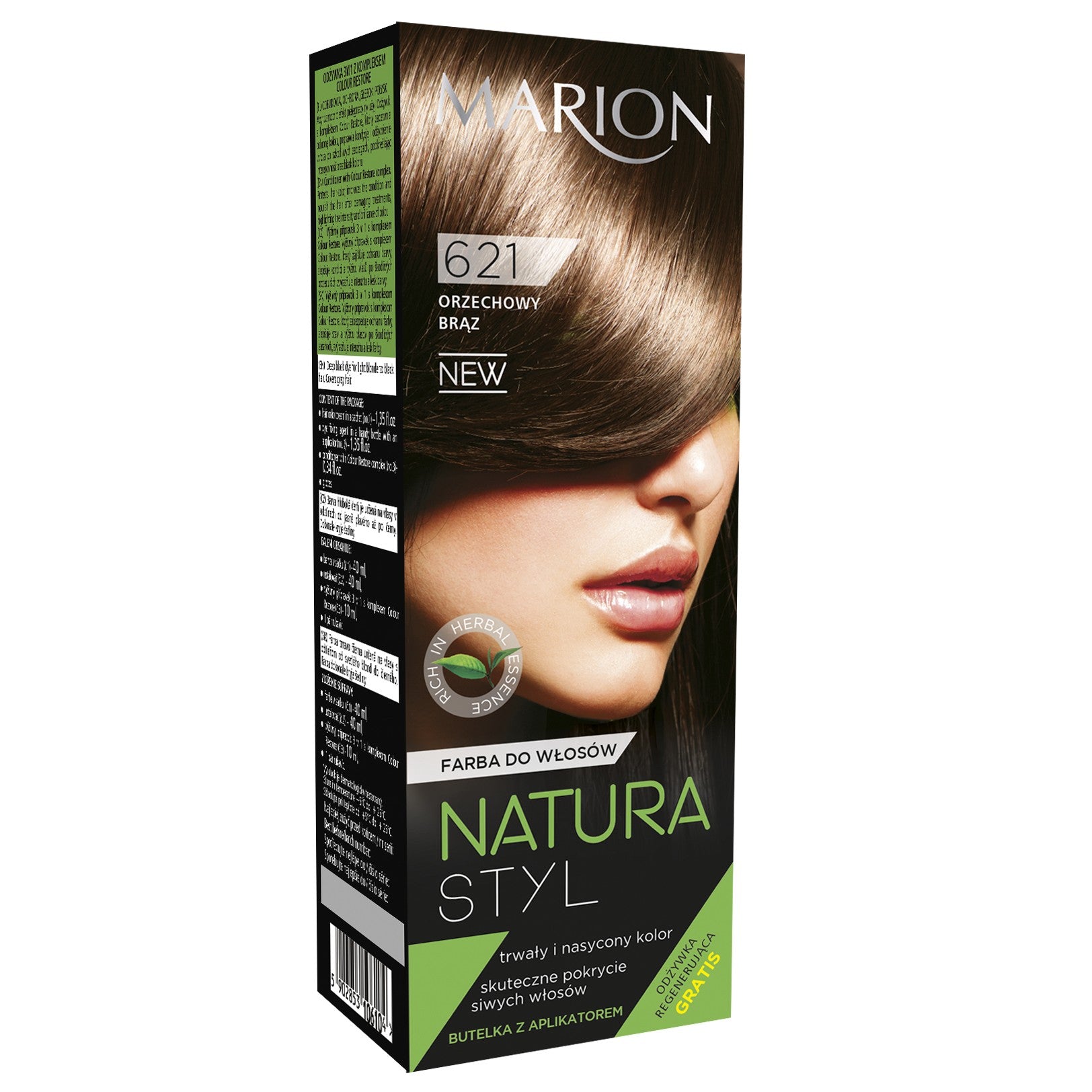 Marion Hair Color Natura Styl No. 621 Walnut Brown | Vaistine1.lt | WestPharmacy.eu
