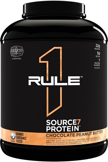 Source7 Protein, Chocolate Peanut Butter Gelato - 2280g - Rule One