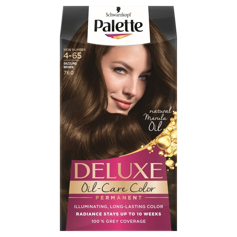 Palette Deluxe Permanent Hair Color No. 760 Dazzling Brown 1pc. | Vaistine1.lt | WestPharmacy.eu