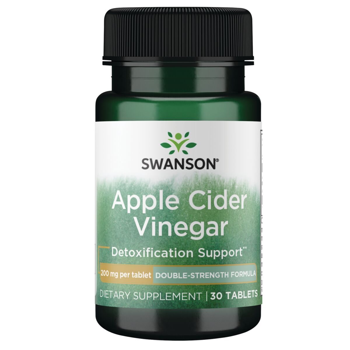 Apple Cider Vinegar - Double Strength Form 200mg 30 TABS - Swanson