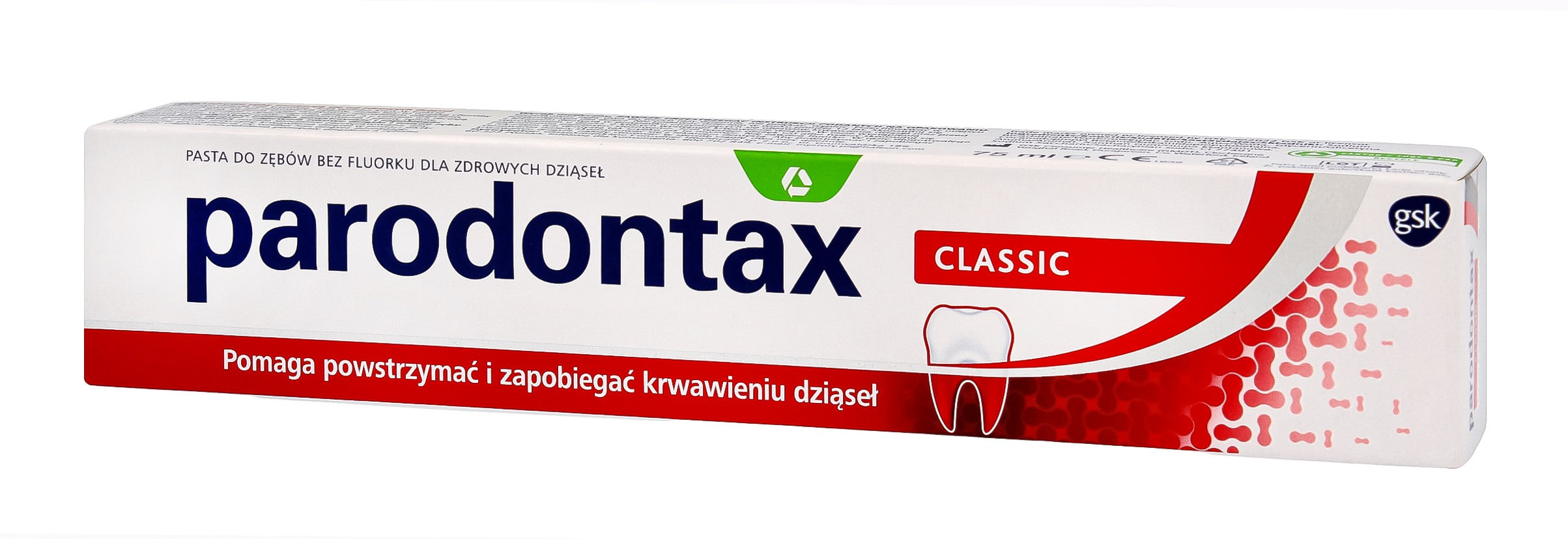 GSK Parodontax Classic Toothpaste 75ml | Vaistine1.lt | WestPharmacy.eu