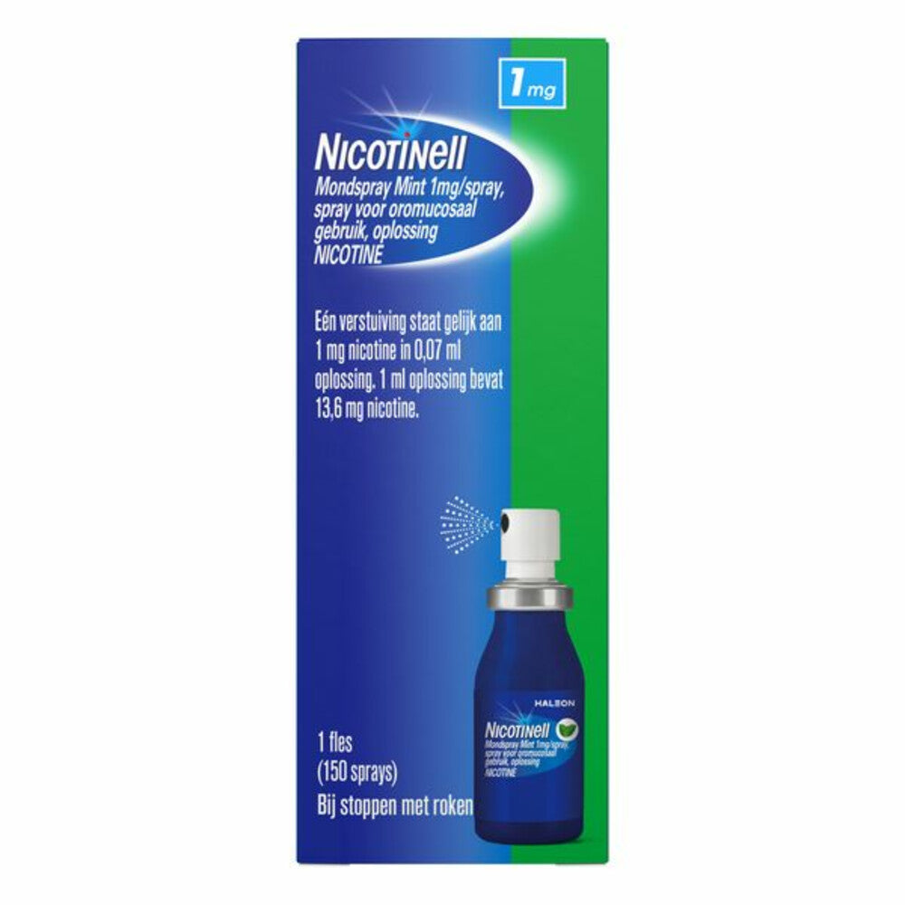 Nicotinell Mondspray Mint 1 mg - 15 ml - Vaistine1.lt