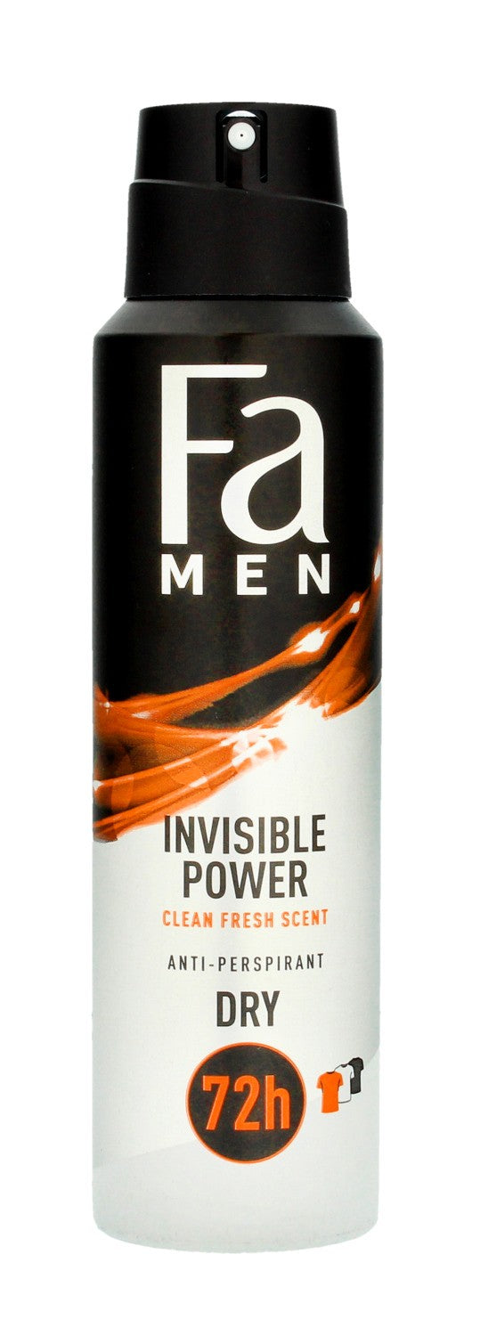 Fa Men Xtreme Invisible Power 72H Deodorant spray 150ml | Vaistine1.lt | WestPharmacy.eu
