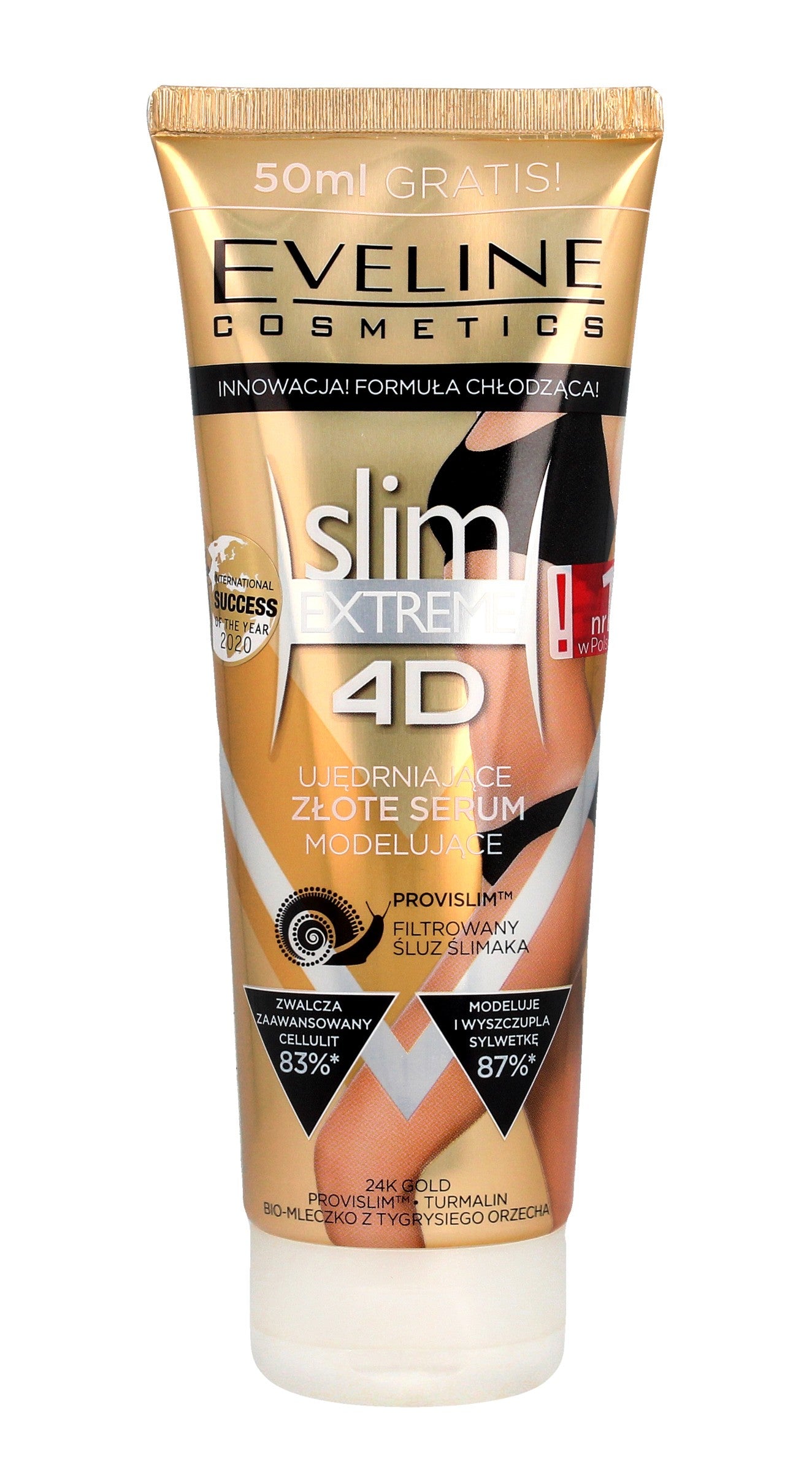Eveline 4D slim EXTREME Golden anti-cellulite serum | Vaistine1.lt | WestPharmacy.eu