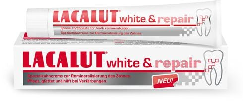 Lacalut Toothpaste White & Repair whitening repairing 75ml | Vaistine1.lt | WestPharmacy.eu