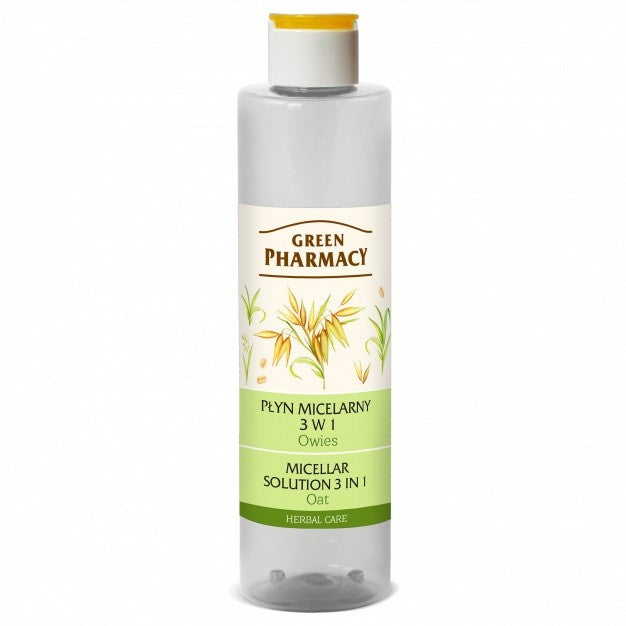 Green Pharmacy Micellar Liquid 3in1 with Oat Extract 250ml | Vaistine1.lt | WestPharmacy.eu